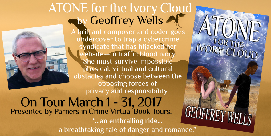 Atone for the Ivory Cloud by Geoffrey Wells Tour Banner