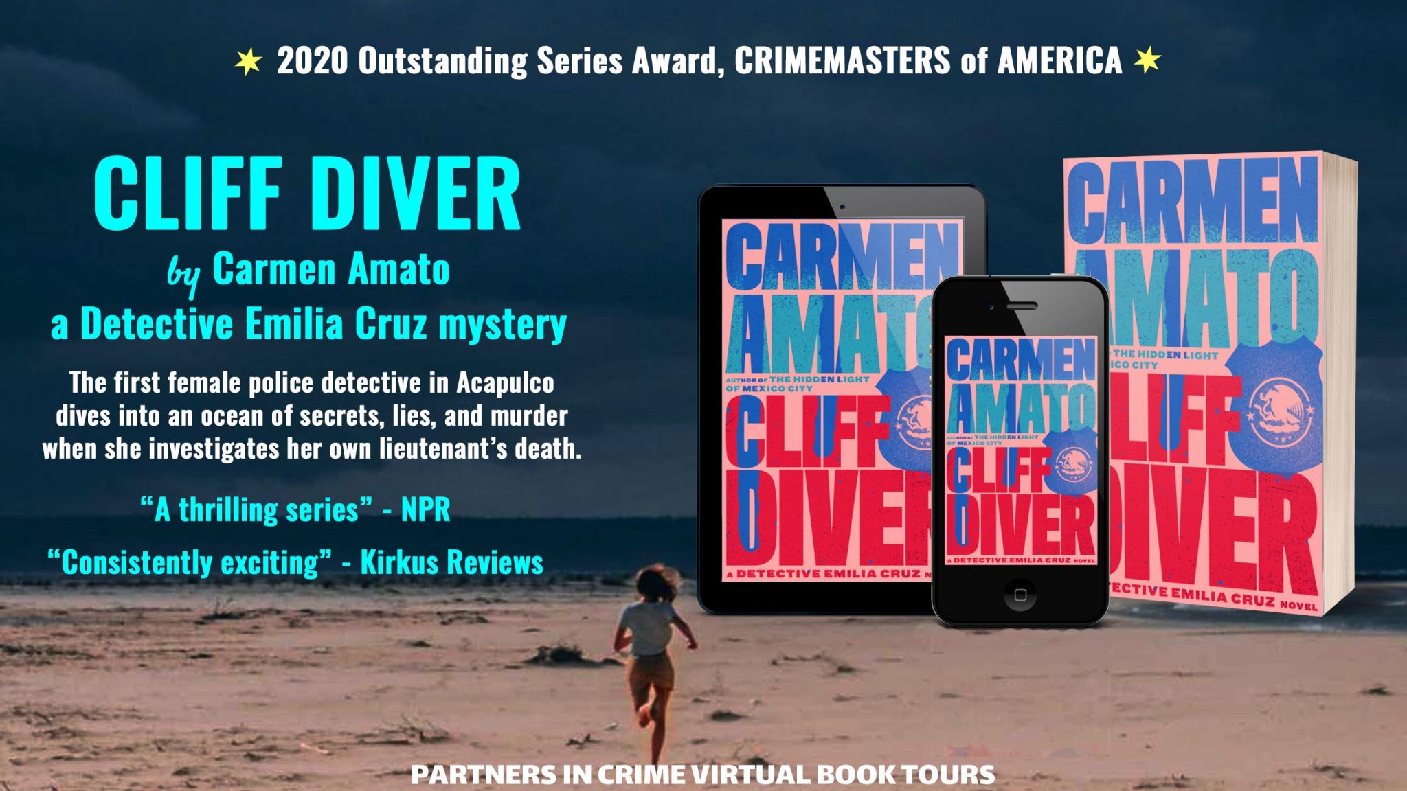Cliff Diver by Carmen Amato Banner