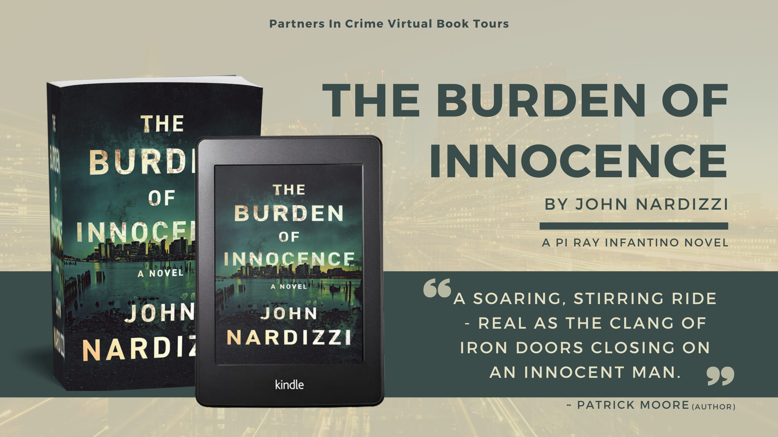 The Burden of Innocence by John Nardizzi Banner