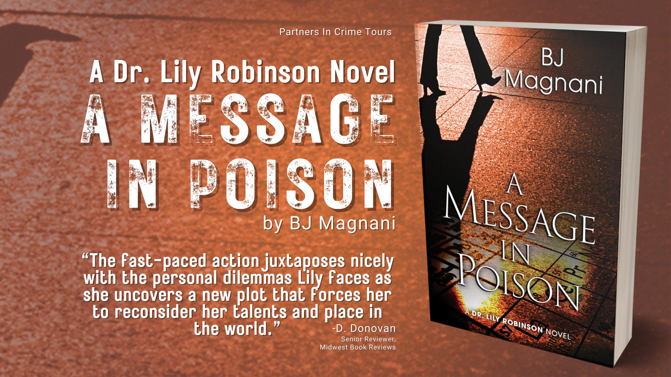 A Message in Poison by BJ Magnani Banner